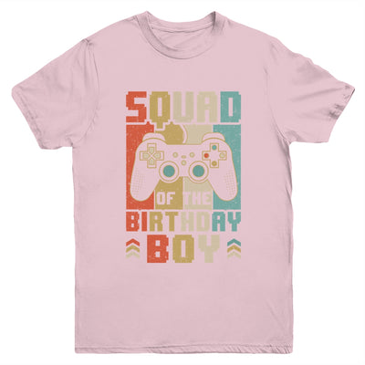 Squad Of The Birthday Boy Video Gamer Party Matching Family Youth Shirt | teecentury