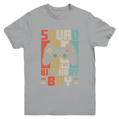 Squad Of The Birthday Boy Video Gamer Party Matching Family Youth Shirt | teecentury