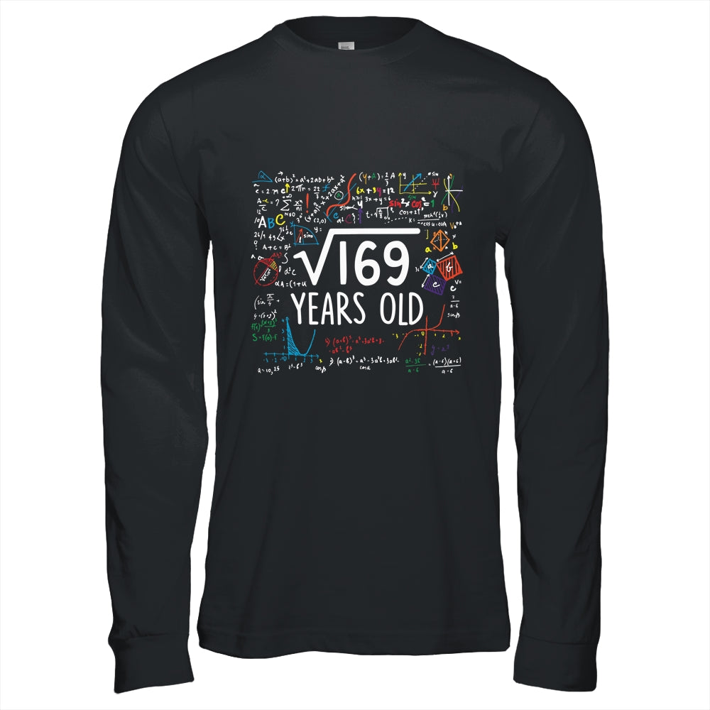 Square Root Of 169 13th Birthday 13 Year Old Math Shirt & Hoodie | teecentury