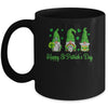 St Patricks Day Gnomes Holing Shamrock Horseshoe Irish Gnome Mug Coffee Mug | Teecentury.com