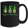 St Patricks Day Gnomes Holing Shamrock Horseshoe Irish Gnome Mug Coffee Mug | Teecentury.com