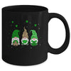 St Patricks Day Gnomes Leaf Cover Leopard Plaid Gift Mug Coffee Mug | Teecentury.com