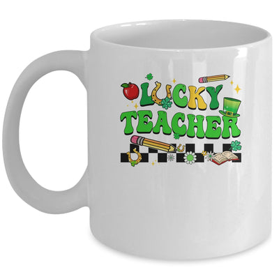 St Patricks Day Lucky Teacher Saint Paddys Groovy Women Mug | teecentury