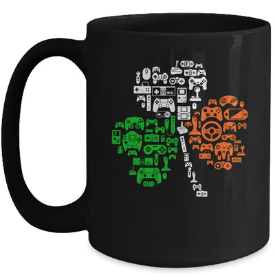 St Patricks Day Shamrock Gaming Video Gamer Kids Boys Men Mug Coffee Mug | Teecentury.com