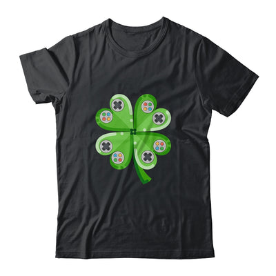 St Patricks Day Shamrock Video Gamer Gaming Kids Boys Men Shirt & Hoodie | teecentury