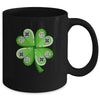 St Patricks Day Shamrock Video Gamer Gaming Kids Boys Men Mug | teecentury