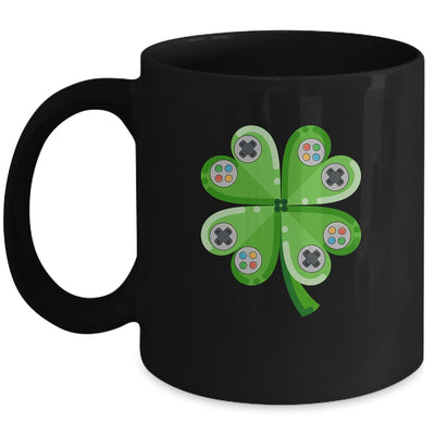 St Patricks Day Shamrock Video Gamer Gaming Kids Boys Men Mug | teecentury