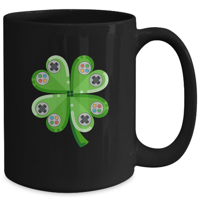 St Patricks Day Shamrock Video Gamer Gaming Kids Boys Men Mug | teecentury