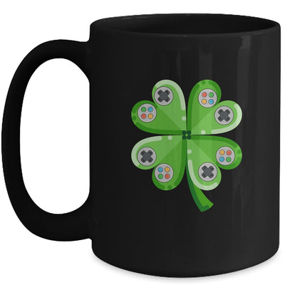 St Patricks Day Shamrock Video Gamer Gaming Kids Boys Men Mug | teecentury