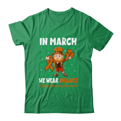 St Patricks Day We Wear Orange For Kidney Cancer Awareness T-Shirt & Hoodie | Teecentury.com