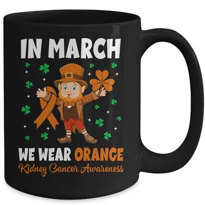 St Patricks Day We Wear Orange For Kidney Cancer Awareness Mug Coffee Mug | Teecentury.com