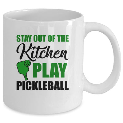 Stay Out Of The Kitchen Play Pickleball Funny For Women Mug | teecentury