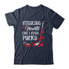 Stealing Hearts Like I Steal Pucks Valentines Day Ice Hockey T-Shirt & Hoodie | Teecentury.com