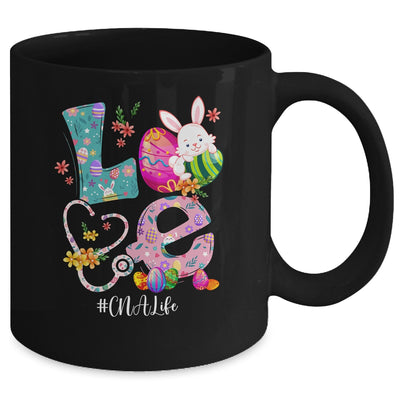 Stethoscope Scrub CNA Nurse Life Bunny Easter Day Mug | teecentury