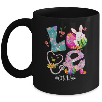 Stethoscope Scrub CNA Nurse Life Bunny Easter Day Mug | teecentury