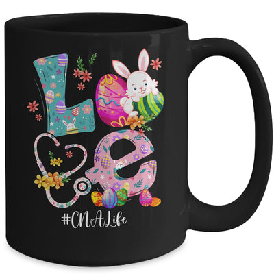 Stethoscope Scrub CNA Nurse Life Bunny Easter Day Mug | teecentury