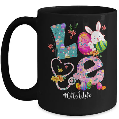 Stethoscope Scrub CNA Nurse Life Bunny Easter Day Mug | teecentury