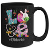 Stethoscope Scrub Love Nurse Life Bunny Easter Day Mug | teecentury