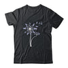 Stomach Cancer Awareness Dandelion Periwinkle Ribbon T-Shirt & Tank Top | Teecentury.com