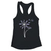 Stomach Cancer Awareness Dandelion Periwinkle Ribbon T-Shirt & Tank Top | Teecentury.com