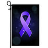 Stomach Cancer Awareness Flag Periwinkle Ribbon Flag | Teecentury.com