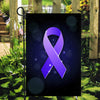 Stomach Cancer Awareness Flag Periwinkle Ribbon Flag | Teecentury.com