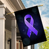 Stomach Cancer Awareness Flag Periwinkle Ribbon Flag | Teecentury.com