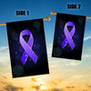 Stomach Cancer Awareness Flag Periwinkle Ribbon Flag | Teecentury.com