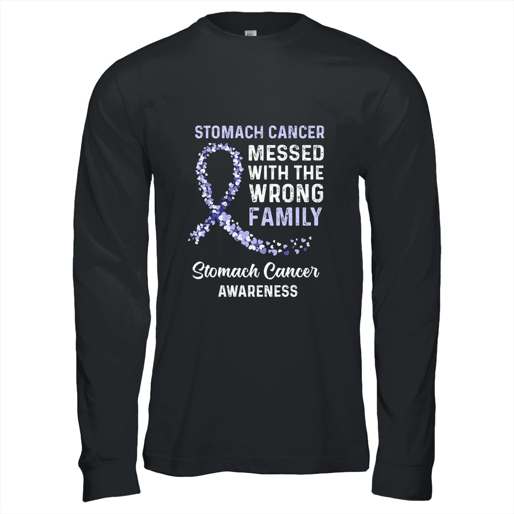 Stomach Cancer Awareness Messed With The Wrong Family Support T-Shirt & Hoodie | Teecentury.com