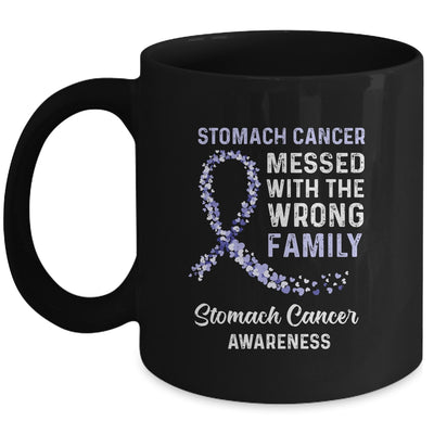 Stomach Cancer Awareness Messed With The Wrong Family Support Mug Coffee Mug | Teecentury.com