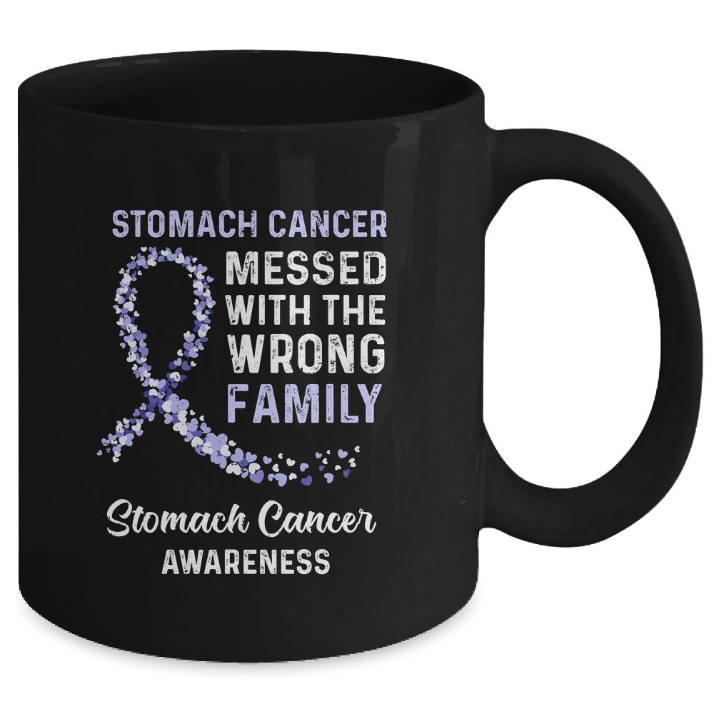 Stomach Cancer Awareness Messed With The Wrong Family Support Mug Coffee Mug | Teecentury.com