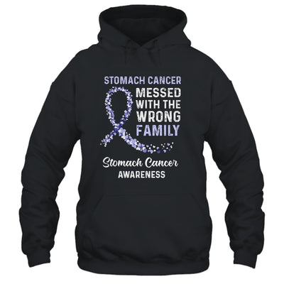 Stomach Cancer Awareness Messed With The Wrong Family Support T-Shirt & Hoodie | Teecentury.com