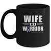 Stomach Cancer Awareness Wife Of Warrior Green Gift Coffee Mug | Teecentury.com