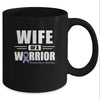 Stomach Cancer Awareness Wife Of Warrior Green Gift Coffee Mug | Teecentury.com