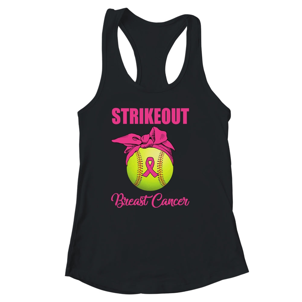 Strike Out Breast Cancer Awareness Softball Fighters T-Shirt & Tank Top | Teecentury.com