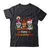 Sugar Skull Hallothanksmas Halloween Thanksgiving Christmas Shirt & Sweatshirt | teecentury
