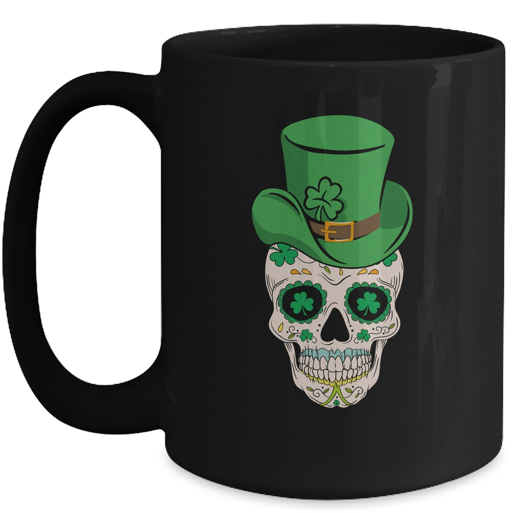 Sugar Skull Saint Patricks Day Of Dead Mug Coffee Mug | Teecentury.com