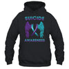 Suicide Awareness Wings And Ribbon Suicide Prevention T-Shirt & Hoodie | Teecentury.com