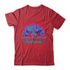 Suicide Prevention In September We Wear Teal And Purple Groovy Shirt & Hoodie | teecentury