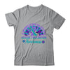 Suicide Prevention In September We Wear Teal And Purple Groovy Shirt & Hoodie | teecentury