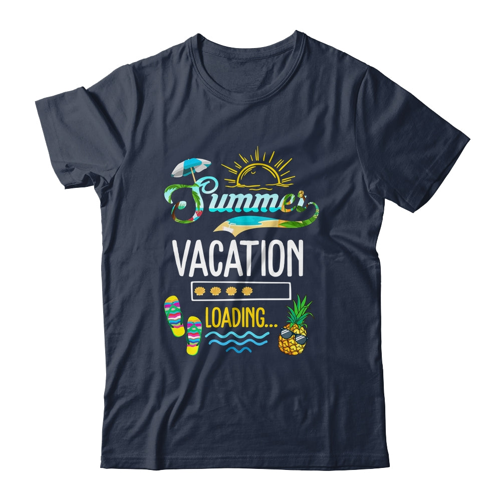 Summer Vacation Loading Last Day Of School Teacher Womens Shirt & Tank Top | teecentury