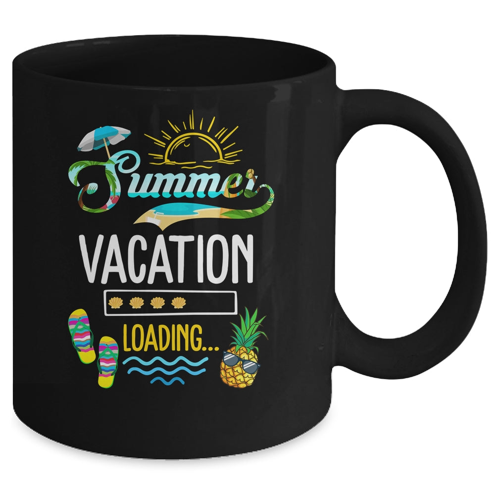 Summer Vacation Loading Last Day Of School Teacher Womens Mug | teecentury