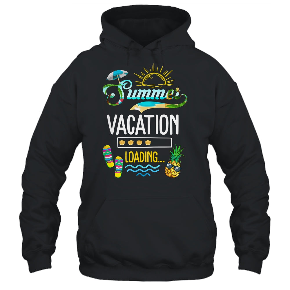 Summer Vacation Loading Last Day Of School Teacher Womens Shirt & Tank Top | teecentury