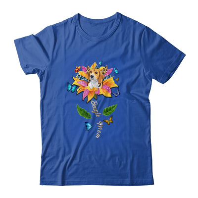 Sunflower Beagle Mom Dog Lover Mothers Day T-Shirt & Tank Top | Teecentury.com