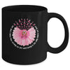 Sunflower Breast Cancer Awareness Pink Ribbon In October Mug | teecentury