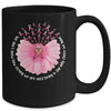 Sunflower Breast Cancer Awareness Pink Ribbon In October Mug | teecentury