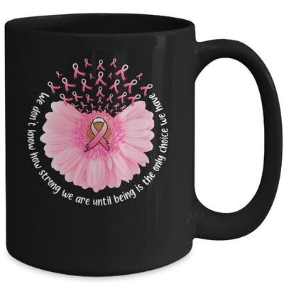 Sunflower Breast Cancer Awareness Pink Ribbon In October Mug | teecentury