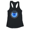 Sunflower Colon Cancer Awareness Blue Ribbon In March Shirt & Tank Top | teecentury