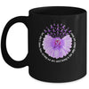 Sunflower Epilepsy Awareness Purple Ribbon In November Mug | teecentury
