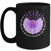 Sunflower Epilepsy Awareness Purple Ribbon In November Mug | teecentury